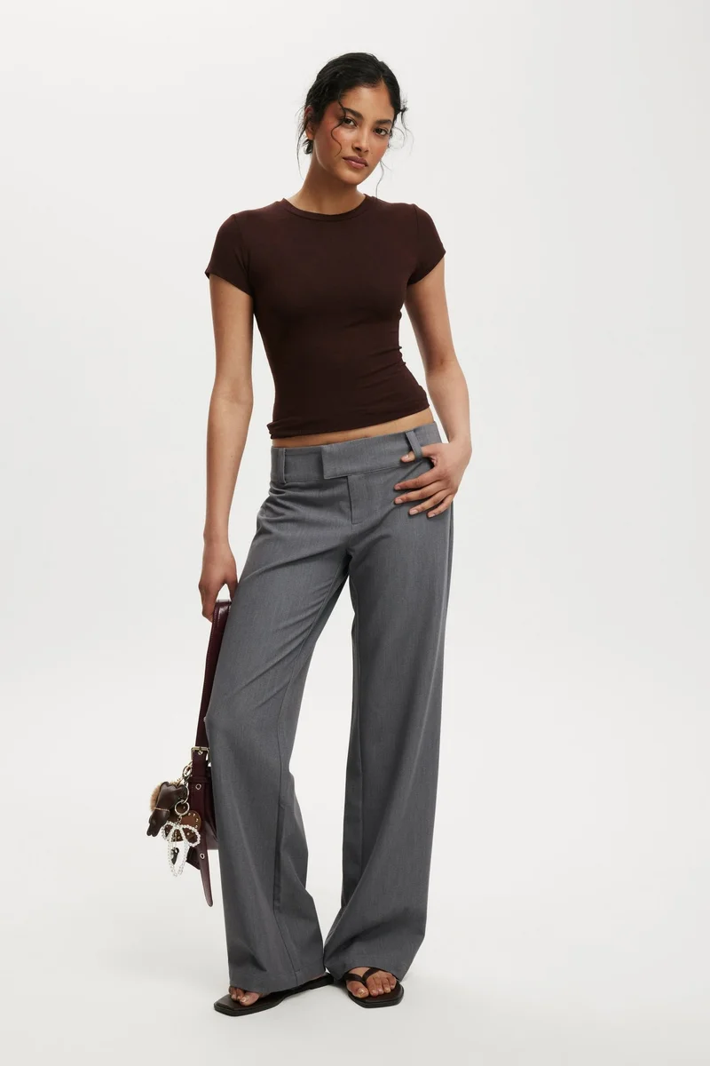 كوتون اون تي شيرت كرو طوال اليوم